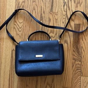 Kate spade black top handle crossbody bag